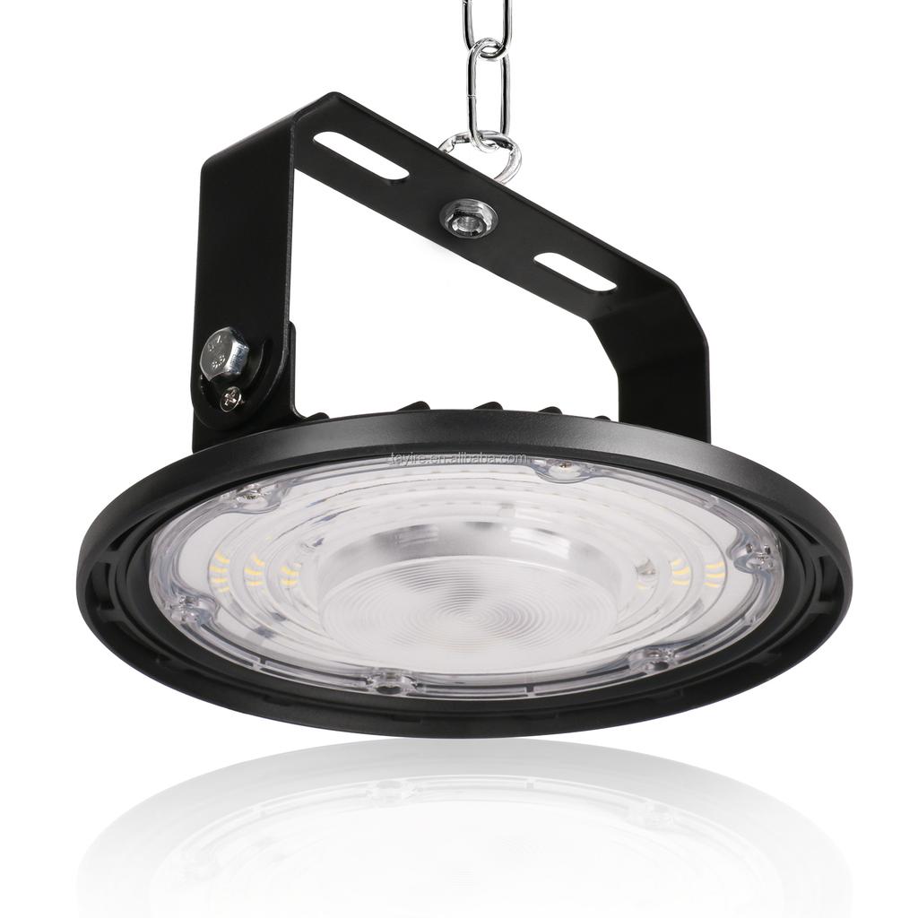 Germany Warehouse Stock Industrial UFO LED High Bay Light 100W 200W 300W 6500K Long-Life Spotlight for Factories IP65 Workshop