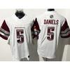 Mens Washington Commanders NFL Training Jersey - Daniels McLauren Taylor 5 17 21 Embroidered Football Uniform Top