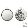 New Year's Day Accesories Fit Round 30-35mm Glass Cabochon Base Setting Tray Accessories Parts Souvenir Accessory Parts