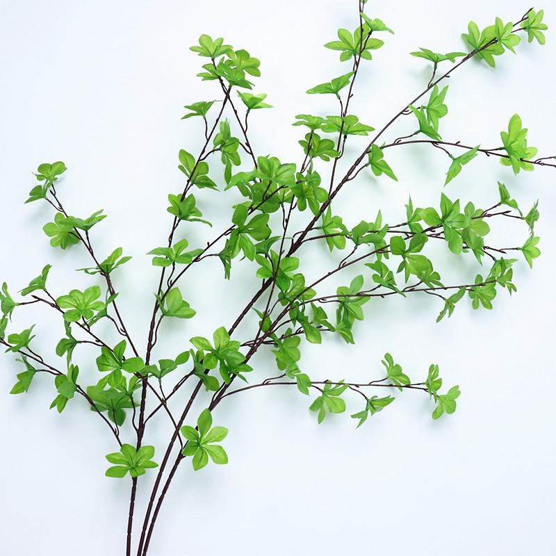 100cm Simulated Plant Hanging Clock Tree Simulated Potted Green Plants Ground Mounted Bonsai Hanging Bell Leaf Home Decoration