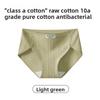 Ladies Autumn Class A Pure Cotton High Split Non-leg 10A Bacteriostatic Extended Crotch Briefs