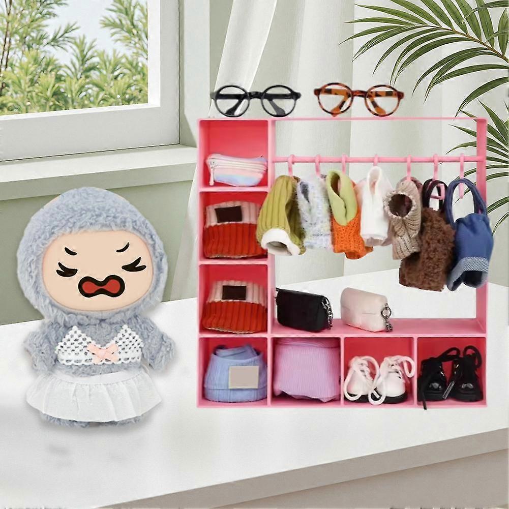 Doll Accessory Display Box, Character Clothing Storage