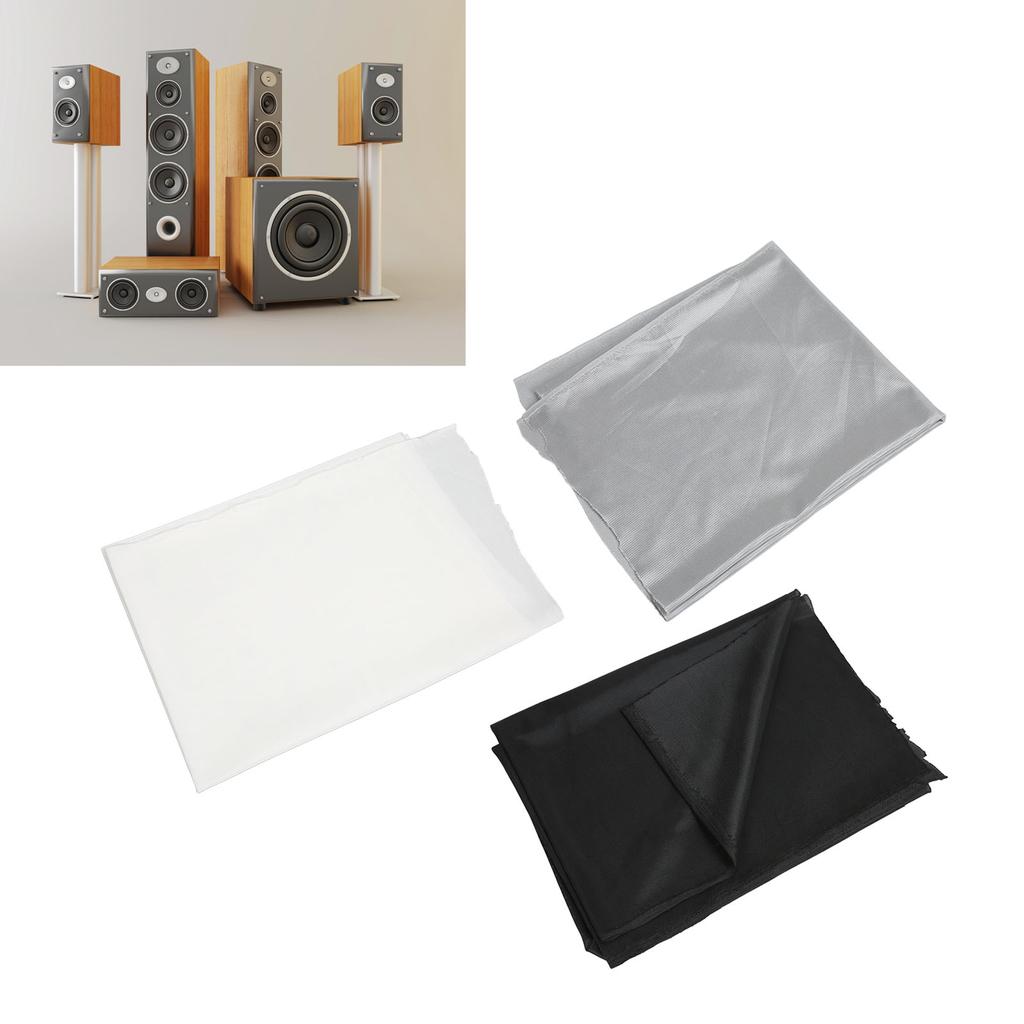 Speaker Protective Fabric Speaker Grill Cloth Polyester Breathable Waterproof Dustproof Speaker Mesh Fabric Protector