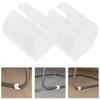 10Pcs Arch Chair Legs Tips Caps U Shape Plastic Tubing Floor Glides Chair Foot Covers 19Mm Furniture Protectors for Stools Sled