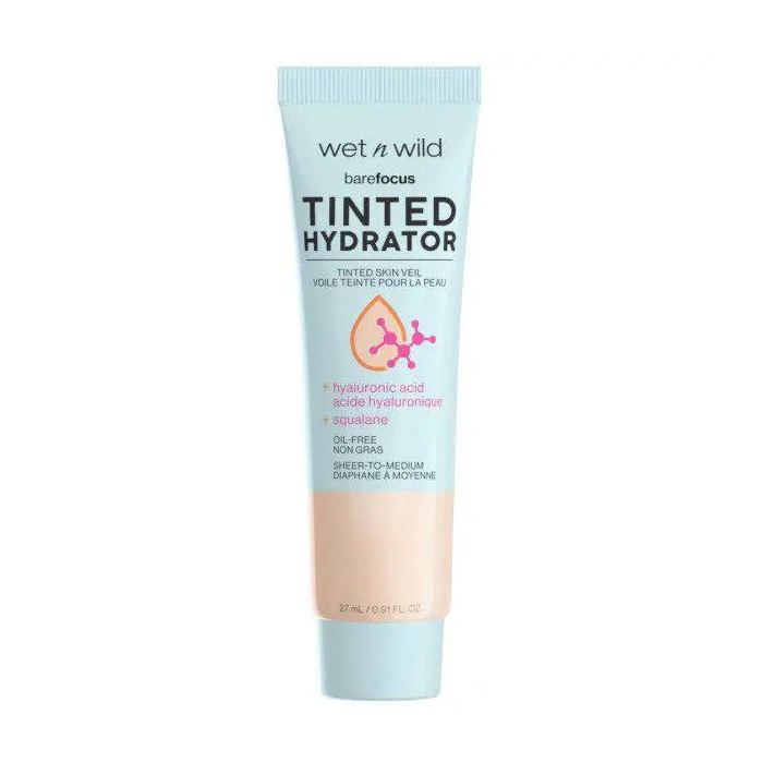 Fond de teint - Wet n Wild Hydratant Teinté Bare Focus - Light Medium - 27 ml - Tous types de peau