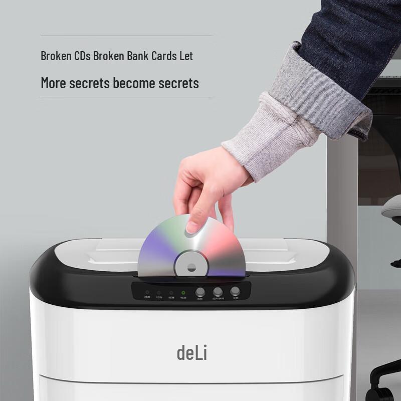 

Deli 9926 Automatic 80-Sheet Paper Shredder CN plug (adapter included)