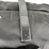 PRADA Triangular logo Tote Bag black Women used