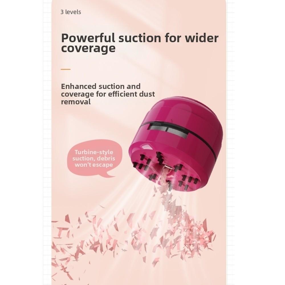 Dust Collector PC Vacuum Cleaner Compact Eraser Vacuum Desktop Vacuum Mini Desk Cleaner  Offices