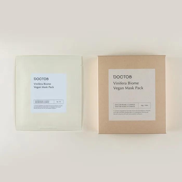 Dr. Tob_Vinifera Biome Vegan Mask Pack 30g x 10 sheets
