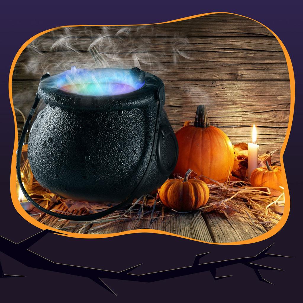 Halloween Witch Jar LED Light with Color Changing Effect for Party Decor