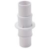 White Pool Hose Connector 38mm Threaded Pipe Fitting Pool Cleaning Accessory Pool Hose Cuff