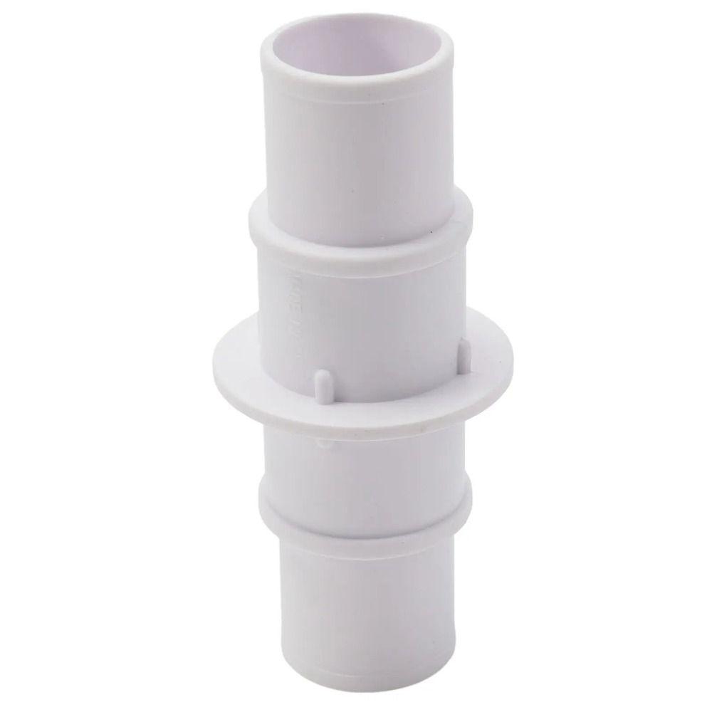 White Pool Hose Connector 38mm Threaded Pipe Fitting Pool Cleaning Accessory Pool Hose Cuff