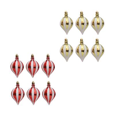 6 Pezzi Palline di Natale Ornamenti Palline da Appendere Decorazioni per Albero di Natale Ciondoli Decorativi Glitterati per Festa