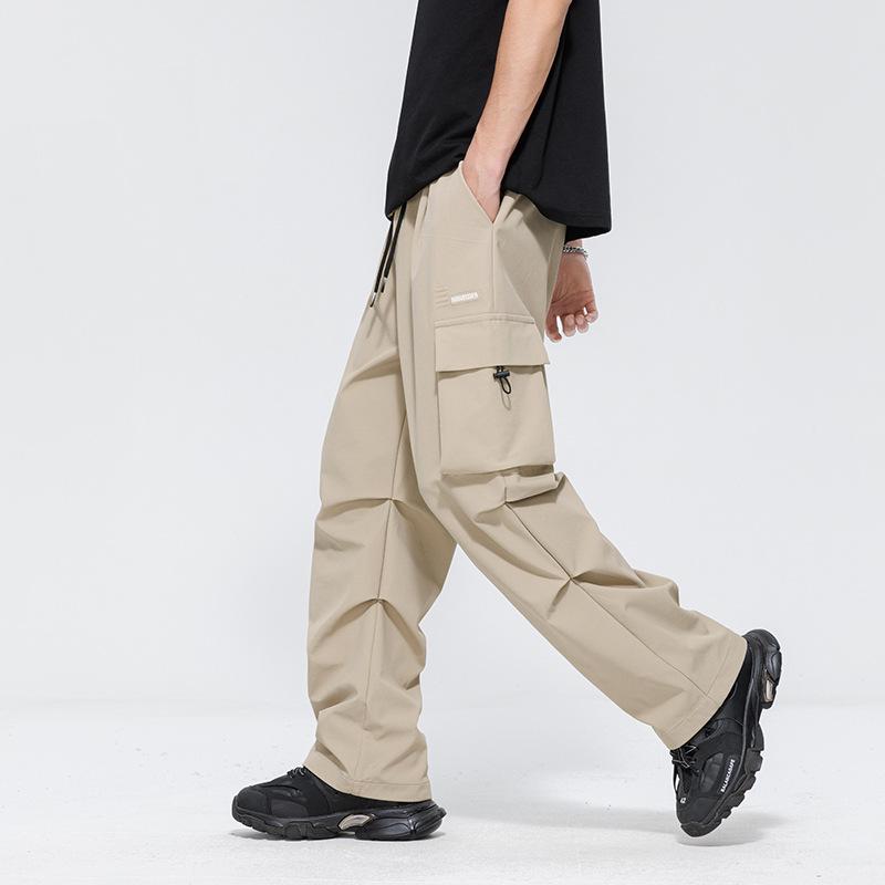 Pantaloni da Trekking Leggeri da Uomo Pantaloni da Lavoro Tattici ad Asciugatura Rapida da Esterno Pantaloni da Allenamento Cargo Pantaloni da Ginnastica Pantaloni Tattici con Coulisse con Tasche Multiple