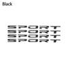 4Pcs/set Sports Car Stickers Font Auto Door Rims Wheel Hub Racing Decal Exterior Car Body Sticker Auto Decoration Accessories