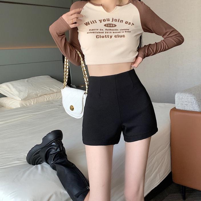 2023 Trendy High-Waisted Slim Fit Elastic Pole Dance Shorts for Women