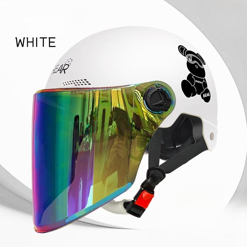 Electric Vehicle Four-season Helmet Motorcycle Helmet Summer Sun Protection Women's Helmet Men's Electric Vehicle Half Helmet