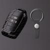 2/3/4/5 Button Carbon Car Key Case Cover For Toyota Rav4 Harrier Hilux Fortuner Land Cruiser Crown Highland Prado Yaris Cross Ay