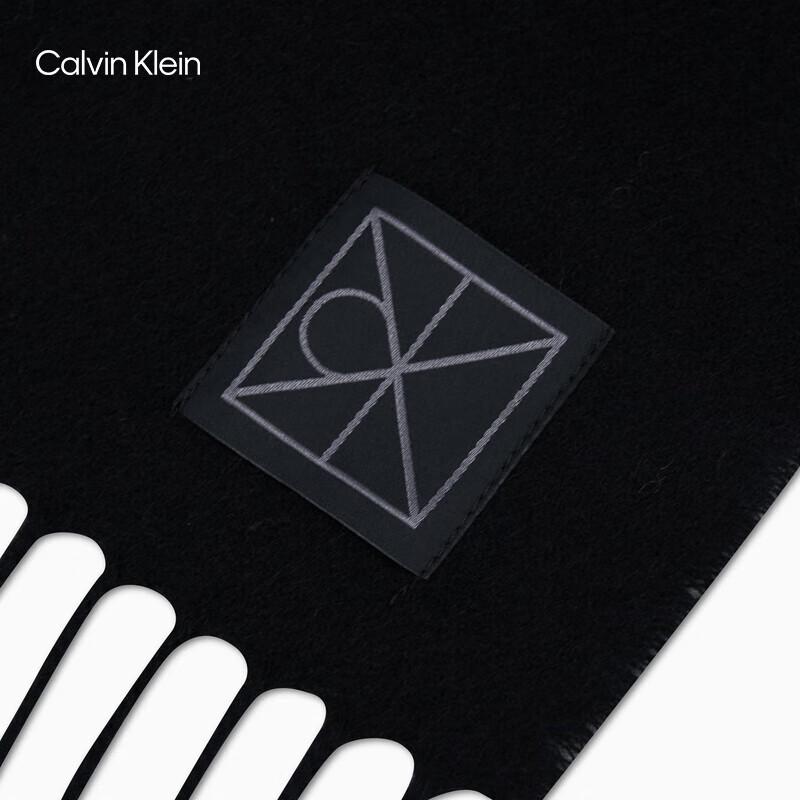 Calvin Klein Jeans Cashmere Blend Logo Scarf