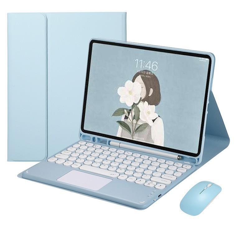 Magnetic Keyboard Case With Pen Slot IPad Air 6 Pro 11 Inch TPU Folio Cover Stand Shockproof Sleep/Wake