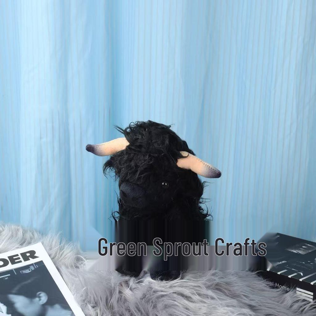 Highland Cow Long Plush Doll - Cute and Soothing Sleep Companion, In Stock