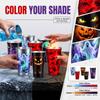 Halloween Color Changing Stainless Tumbler Cup for Cold Drinks