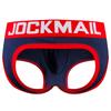 Boxer JOCKMAIL Brand Cotton Material Open Back Style Men's Underwear Clashing Colours Casual Sports Sexy Open Buttocks Underpants