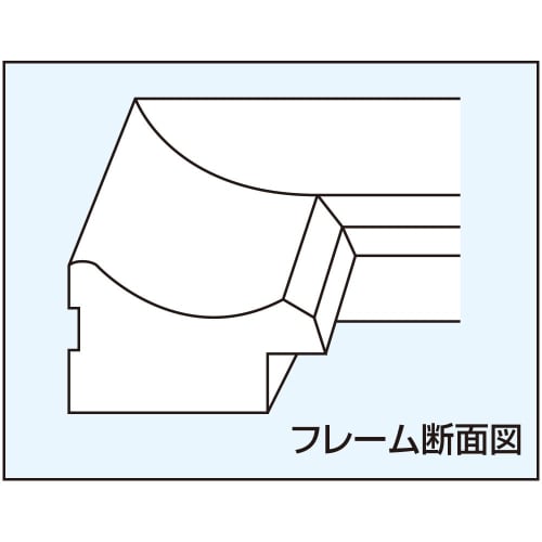 Nakabayashi Portrait Frame (Funeral Photo Frame) Gold Rack (8) Fu-SS-10 [Office Supplies]