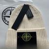 Winter Knitted Hat Outdoor Windproof Cold Proof Compass Decoration Warm Hat