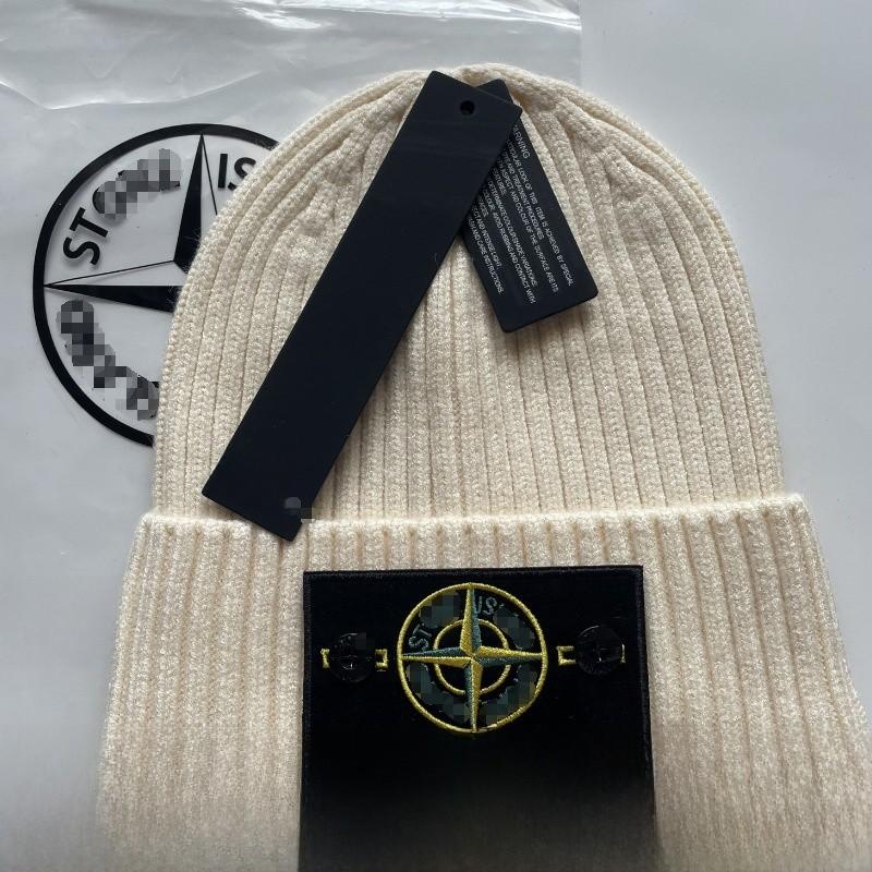 Winter Knitted Hat Outdoor Windproof Cold Proof Compass Decoration Warm Hat
