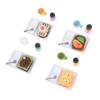 1/12 Dollhouse Miniature Toast And Jam Plate Set Decoration Accessories Toy