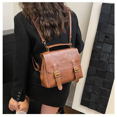 Niche Autumn and Winter Academy Backpack Women's New Postman High Value Handbag Commuter Backpack