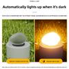 Solar Garden Lawn Light With Led Cobblestone Lamp For Outdoor Landscape Decor