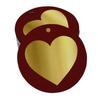 Inkdotpot Pack Of 100 Made With Love Wedding Favor Paper Tags Craft Real Gold Foil Hang