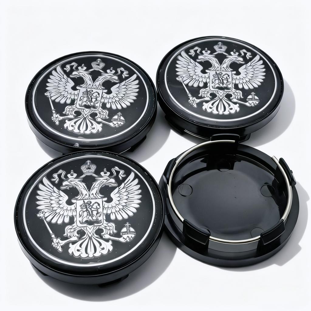 4pcs Russian Coat of Arms Logo Emblem Car Wheel Center Caps 58MM 54MM Wheels Hub Cap Rim Hubcaps Dust Cover Replace Accessories