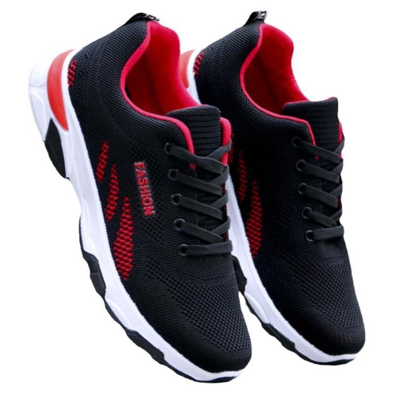 Men Korean Trendy PU Upper Casual Work Shoes, Lightweight Soft Sole Anti-slip Wear-resistant Breathable Sports Flat Footwear