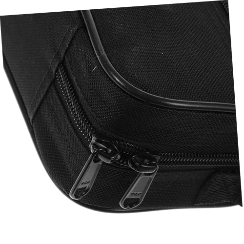 Offigam Flute Bag with Shoulder Strap, Compact Waterproof Carrying Case for Protecting Your Instrument, 39x10.5x7cm (Black)