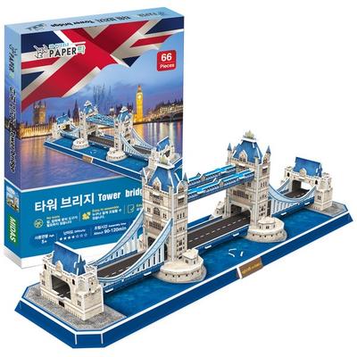 Paper Rock Tower Bridge 3D Dreidimensionales Puzzle Korea 3D-Puzzle