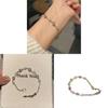 Minimalist Floral Zircon Copper Bracelet For Women With Elegant Design