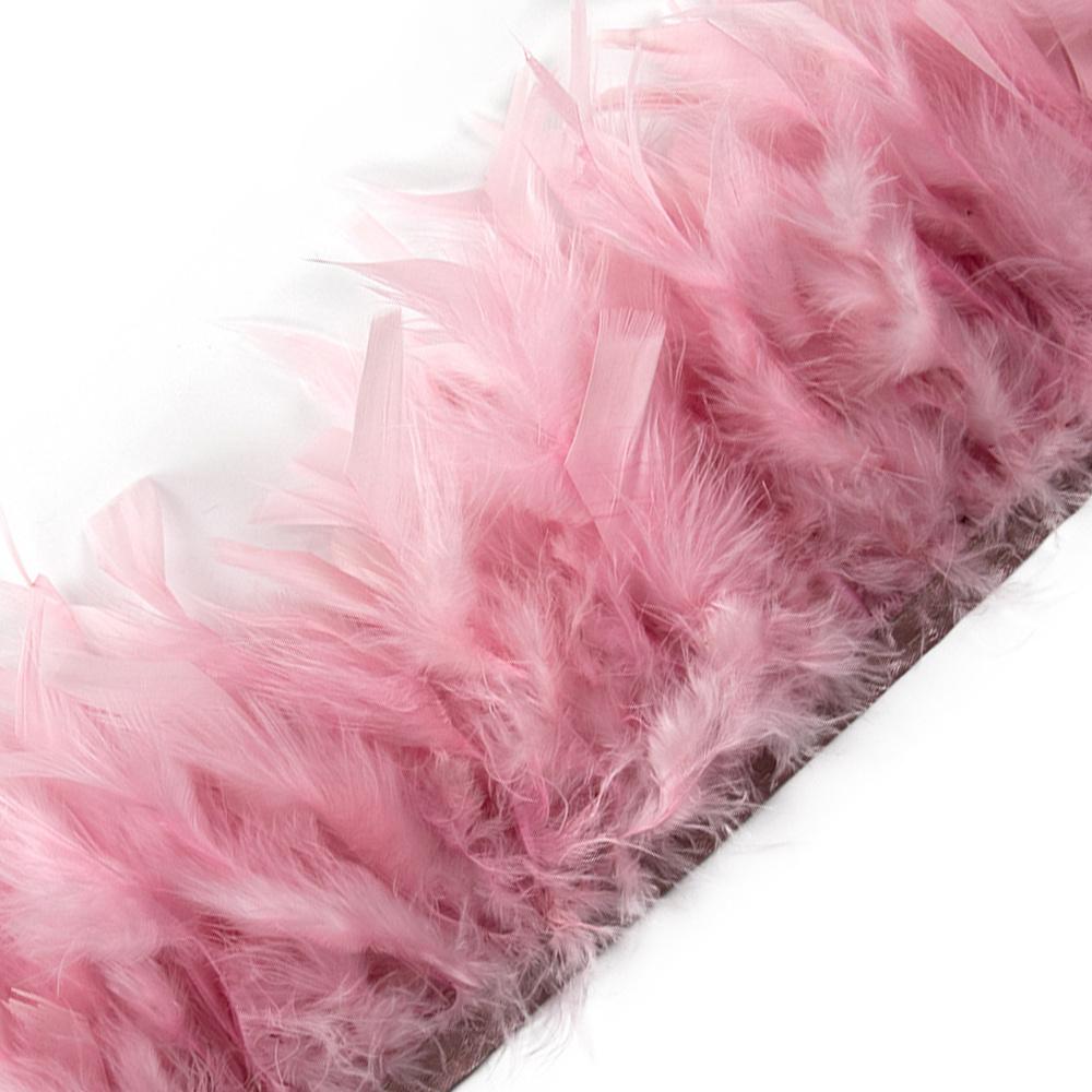 1Meter Natural Turkey Feathers Trims Height 10-15Cm Crafts Wedding Party Clothing Decor Diy Feather Ribbon Sewing Decoration