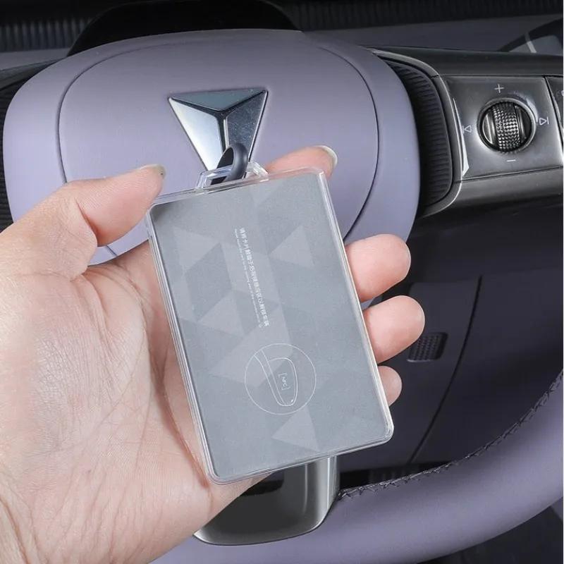 For Changan DEEPAL L06 Dedicated Car Key Case Cover Card Smart Protective Shell Bag Keychain Car Interior Modified Accessories