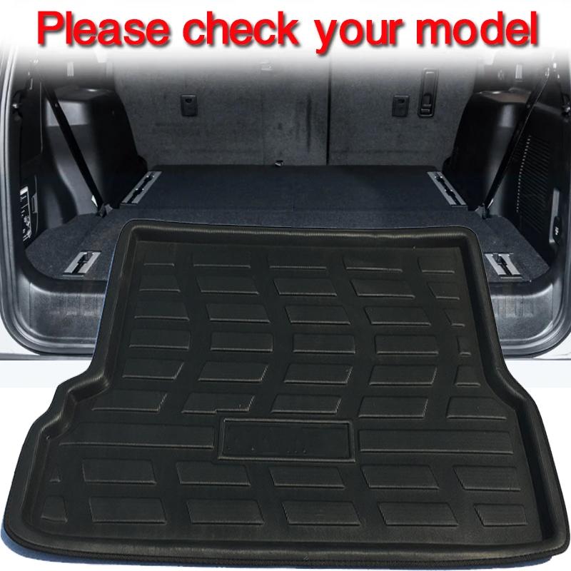 

Килимок у багажник для Toyota Land Cruiser Prado J150 150 7 місць 2010~ Автомобільний килимок у багажник Задній килимок у багажник Легко чистяться Накладки Автоаксесуари чорний