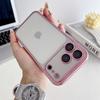 Coque souple translucide plaquée TPU pour iPhone 17 16 15 14 13 12 11 Pro Max Plus Film de protection d'objectif d'air Housse antichoc protectrice