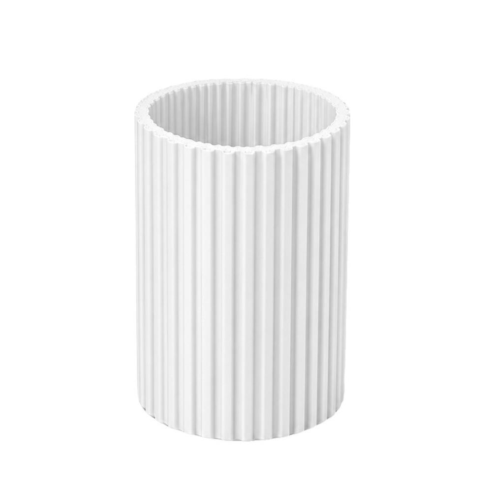 3D Printed Striped Pen Holder Minimalist Desk Stationery Storage Pencil Holder  Bathroom Storage