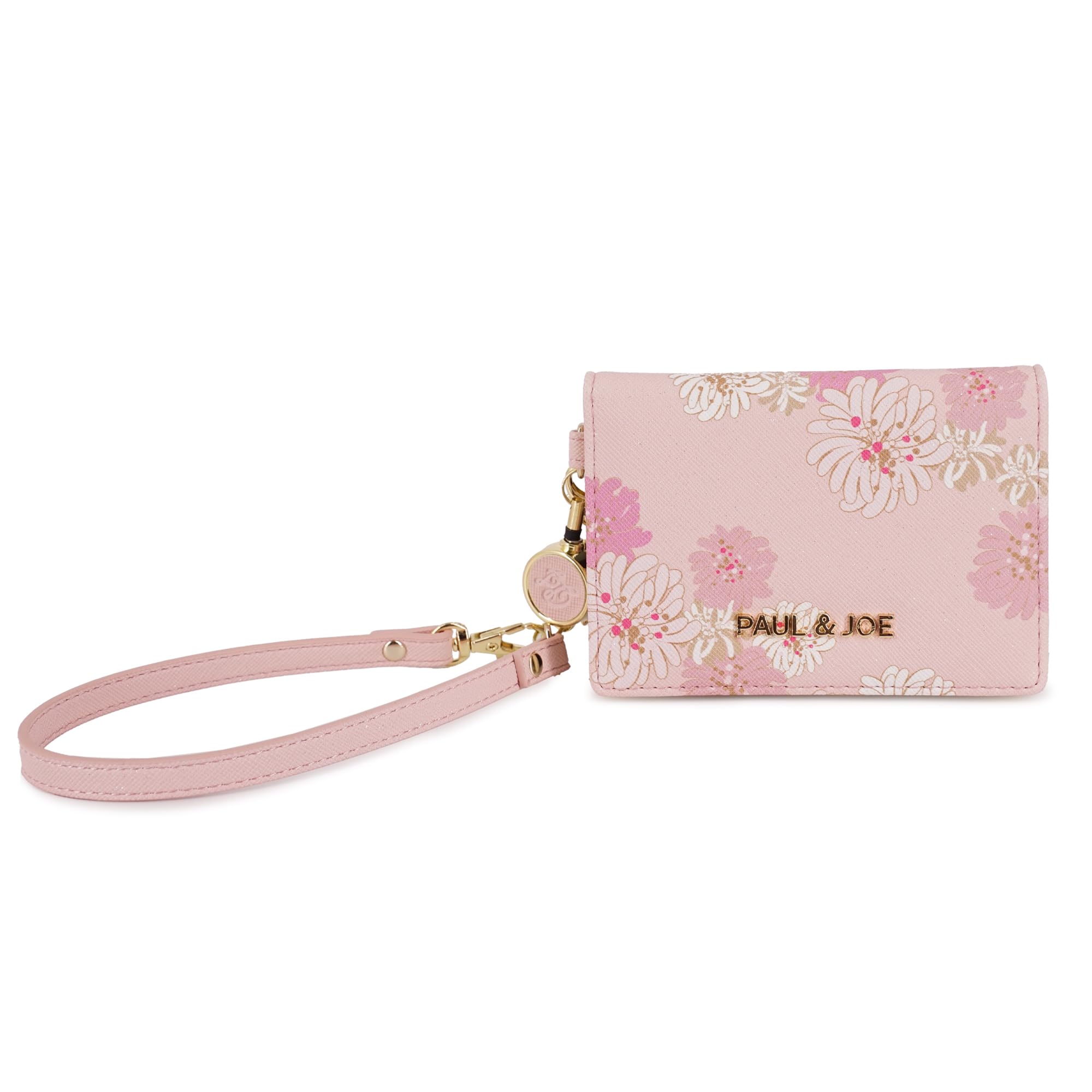 

ACCESSOIRES Pass Case Chrysanthemum Print Floral Wallet Business Card Holder Commuter Holder Pass Case with Reel Cord [Paul & Joe] 2-sided PJA-W974