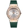 Minimalistische Silikonuhr für Damen mit Kalenderfunktion, wasserdichtes Quarzwerk
