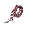 Dog Collar Leash Set Independence Day US Flag Stripe Adjustable S M L Sizes Pet Accessories