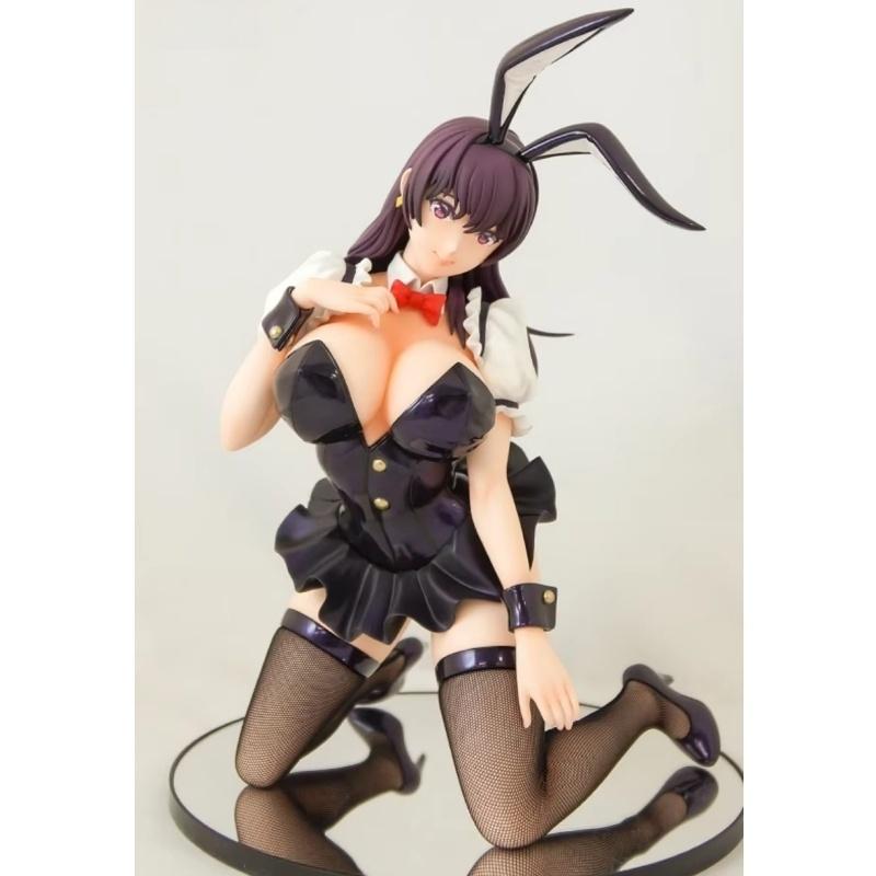 Bishojo Mana Bunny Girl Kneeling Position Cartoon Girl Figure Model Statue Boys Collection Desktop Decoration Ornament Toys Gift