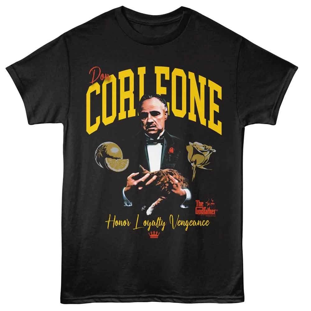 Godfather - Honor Loyalty Vengeance - Front Print Solid Children s T-shirt - Black 120