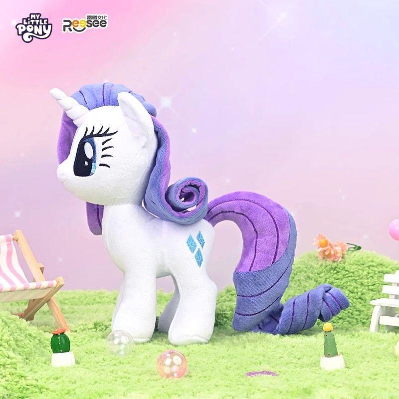 My Little Pony Plush Toy Anime Rainbow Dash Rarity Twilight Sparkle Fluttershy Pinkie Pie Applejack Stuffed Ornament Doll Gift